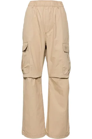 Chocoolate Logo-embroidered cargo trousers