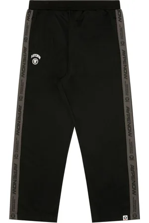 A Bathing Ape Logo-embroidered track pants