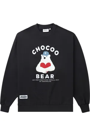 Chocoolate Graphic-print cotton sweatshirt