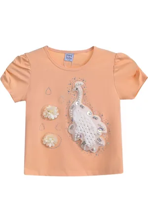 Mimi Tutu Peacock-appliqué T-shirt