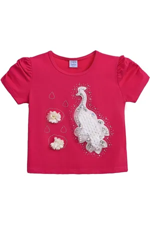 Mimi Tutu Peacock-appliqué T-shirt