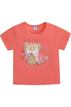 Mimi Tutu Cat-appliqué T-shirt