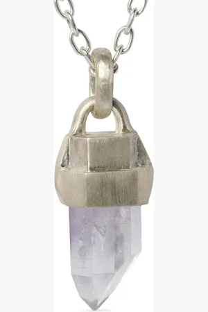 PARTS OF FOUR Talisman amethyst pendant necklace