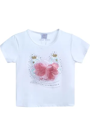Mimi Tutu Swan-appliqué T-shirt