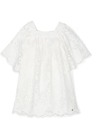 Tartine Et Chocolat Floral-embroidered dress