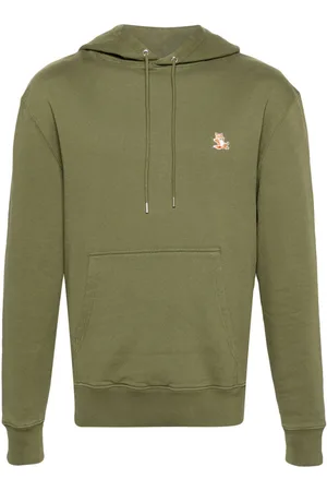 Maison Kitsuné Chillax Fox-patch cotton hoodie