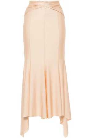 Serafini Asymmetric midi skirt