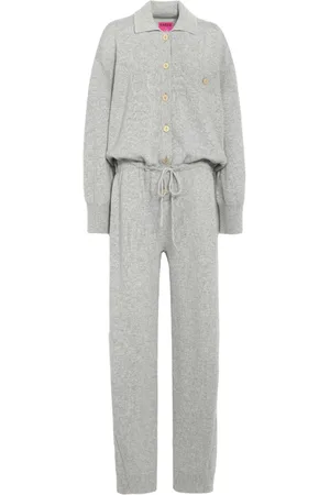 Barrie X Sofia Coppola long-sleeve cashmere jumpsuit