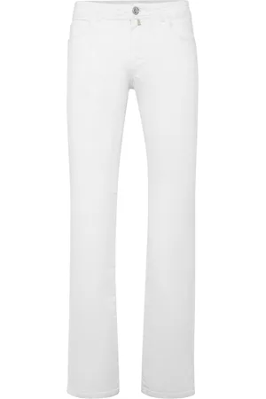 BILLIONAIRE Straight-leg cotton jeans