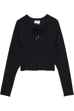 Musium Div. Bolero-layered knitted top