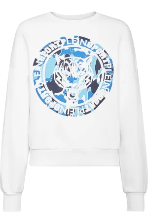 Philipp Plein Carbon Tiger cotton sweatshirt