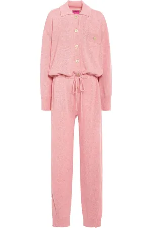 Barrie X Sofia Coppola long-sleeve cashmere jumpsuit