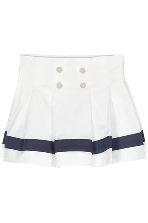 MONNALISA Button-detail pleated skirt