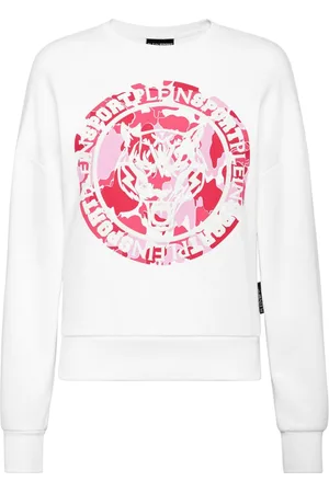 Philipp Plein Carbon Tiger cotton sweatshirt