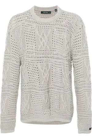 Daily paper Crochet-knit cotton jumper