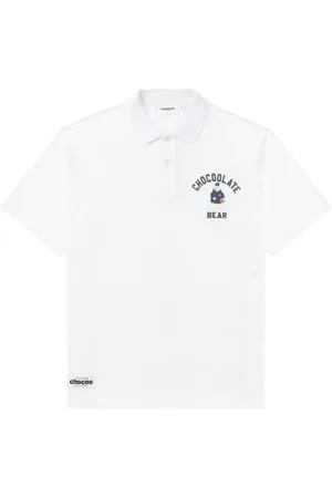 Chocoolate Logo-print cotton polo shirt