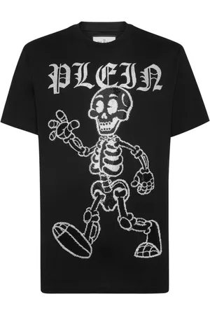 Philipp Plein Skeleton studded T-shirt