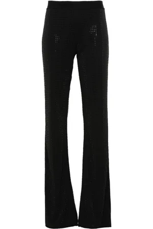 VERSACE Rhinestone-embellished trousers