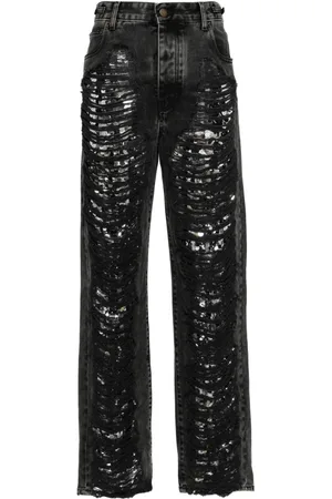 DARKPARK Karen distressed tapered jeans