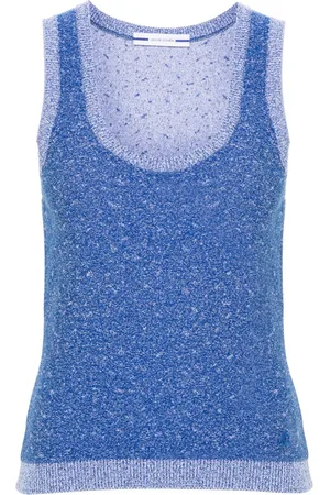 Jacob Cohen Logo-embroidered bouclé top