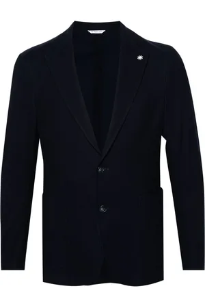Manuel Ritz Honeycomb single-breasted blazer