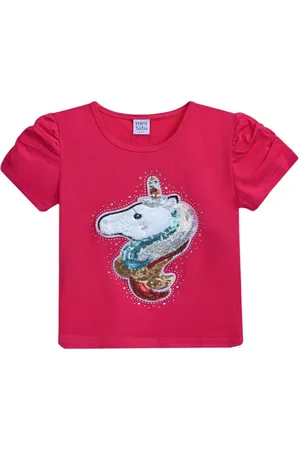 Mimi Tutu Unicorn-appliqué T-shirt