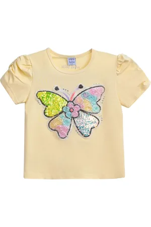 Mimi Tutu Butterfly-appliqué T-shirt