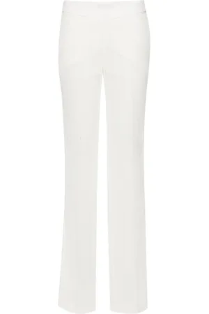 GENNY Pressed-crease straight trousers
