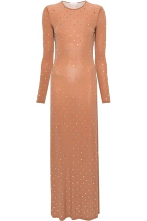 Paco rabanne Crystal-embellished maxi dress