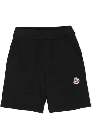 Moncler Appliqué-logo cotton shorts