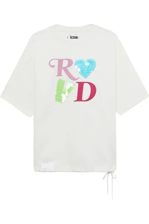 Izzue Sequin-embellished cotton T-shirt