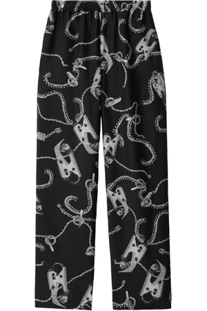 Burberry Knight Hardware silk trousers
