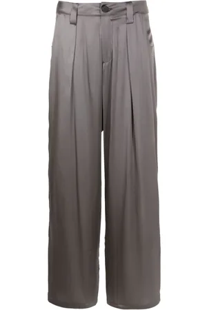 Uma Raquel Davidowicz Straight-leg silk trousers