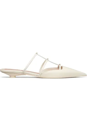 VALENTINO GARAVANI Caged leather mules