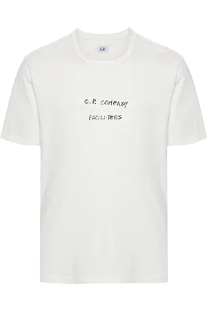 C.P. Company Logo-patch cotton T-shirt
