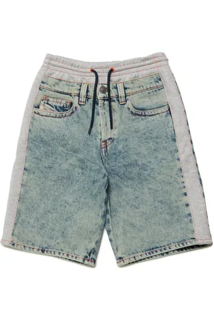 Diesel Double-layer denim cotton shorts