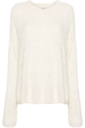 Totême Brushed-effect silk jumper