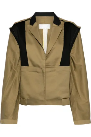 Litkovskaya Deconstructed cotton-linen blend jacket