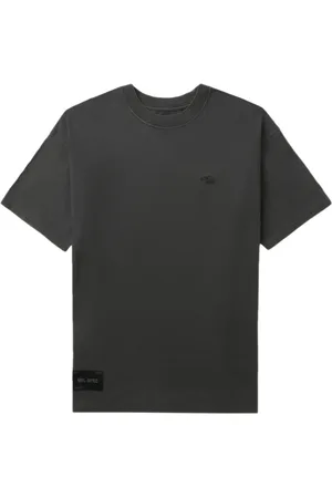 Izzue Slogan-embroidered cotton T-shirt