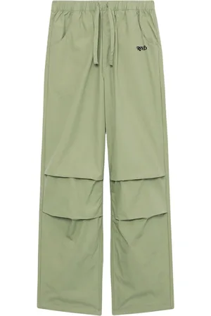 Izzue Drawstring-waist cotton trousers