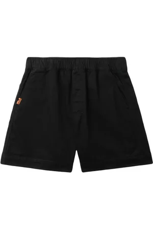 Chocoolate Logo-patch cotton shorts