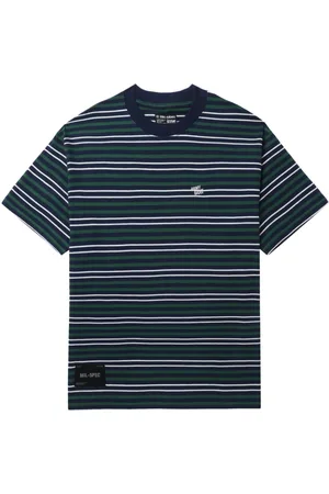 Izzue Striped cotton T-shirt