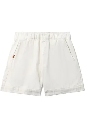 Chocoolate Logo-patch cotton shorts