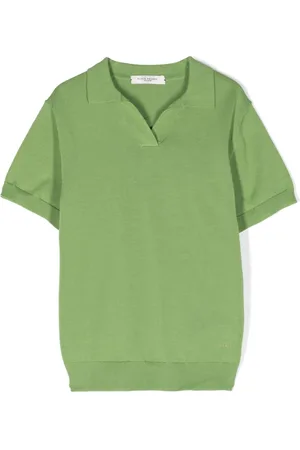 Paolo Pecora Knitted cotton polo shirt