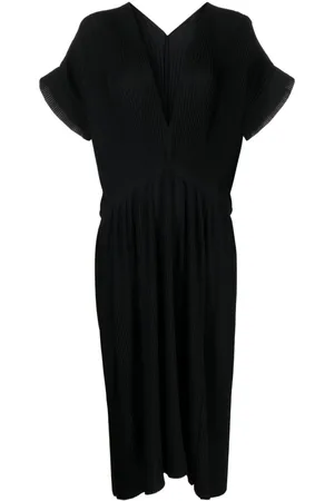 HENRIK VIBSKOV Transit plissé-crepe midi dress