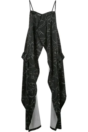 HACULLA Face print longline top