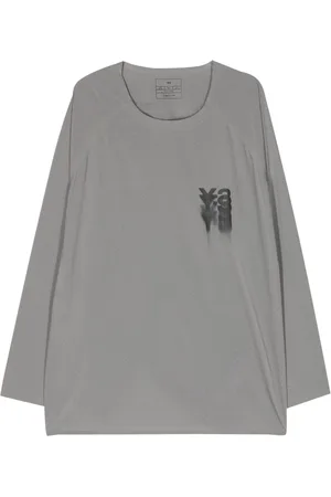 Y-3 Logo-print perforated T-shirt