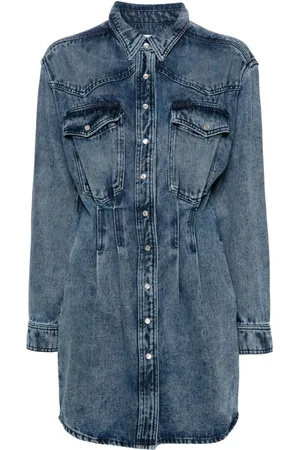 Isabel Marant Liliko denim shirt minidress