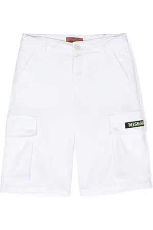 Missoni Logo-patch cotton cargo shorts