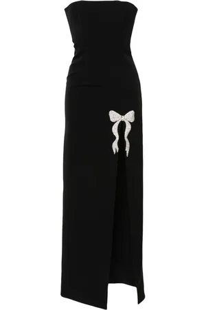 NISSA Crystal-embellished maxi dress